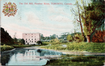 The Old Mill Humber River Toronto Ontario c1907 Tunnel ON Cancel Postcard 