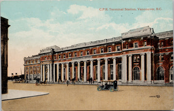 CPR Terminal Station Vancouver BC British Columbia Unused PostcardCPR Terminal Station Vancouver BC British Columbia Unused Postcard