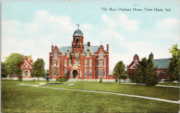 The Rose Orphans Home Terre Haute Indiana IN Unused Postcard