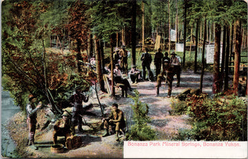 Yukon Bonanza Park Mineral Springs YT Gold Miners Canada Unused Postcard SP12