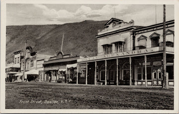 Front Street Dawson Yukon YT Canada Cribbs Postcard