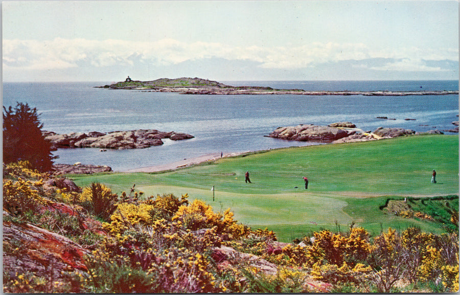 Victoria BC Oak Bay Golf Course British Columbia Vancouver Island Postcard