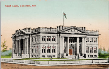 Court House Edmonton Alberta AB Alta Unused Postcard