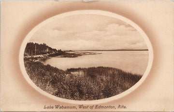 Lake Wabamun west of Edmonton Alberta Postcard SP12 