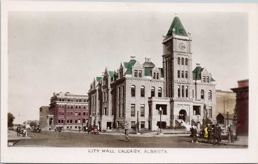 City Hall Calgary Alberta AB Unused Gowen Sutton RPPC Postcard