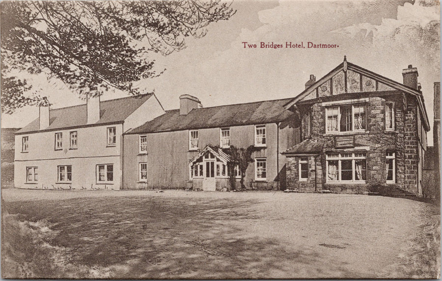 Two Bridges Hotel Dartmoor Devon England UK Unused Postcard