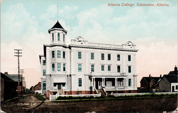 Alberta College Edmonton AB Alta School Unused Postcard 