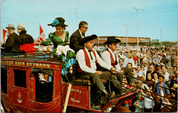 Klondike Stage Coach Edmonton Alberta Klondike Days 1960s Postcard SP12