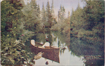 Tributary to Lake of Bays Muskoka Ontario ON Unused Postcard 