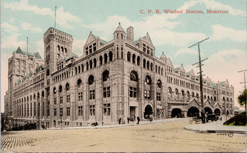 CPR Windsor Station Montreal Quebec QC Unused Postcard 