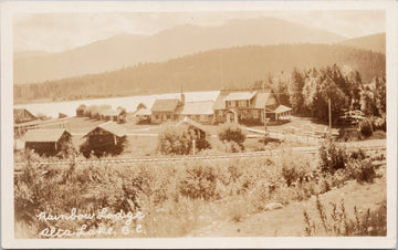 Rainbow Lodge Alta Lake BC British Columbia Unused Real Photo Postcard 