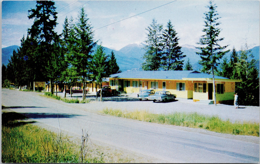 Valley View Motel Radium BC British Columbia Unused Vintage Postcard