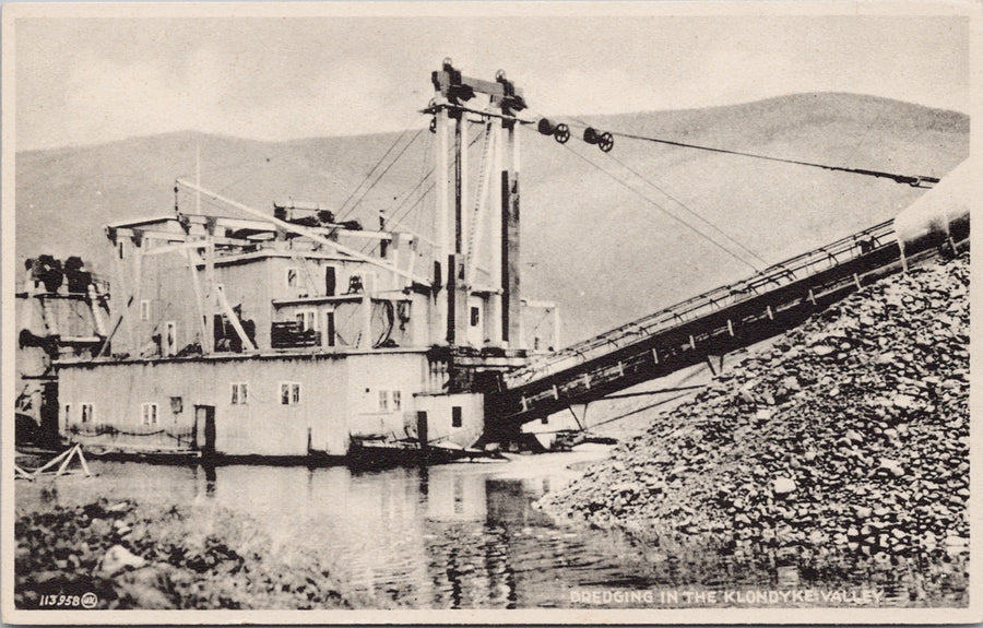 Yukon Dredging in Klondyke Valley Klondike YT Unused Cribbs Postcard SP12