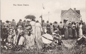 Sioux Dance First Nations Indigenous Unused A.Y. Co Postcard 