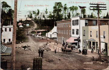 Cobalt Ontario ON Street Scene Prospect Hotel c1907 Postcard