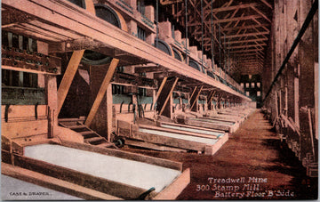 Treadwell Mine 300 Stamp Mill Battery Floor B Side Alaska AK Unused Postcard 