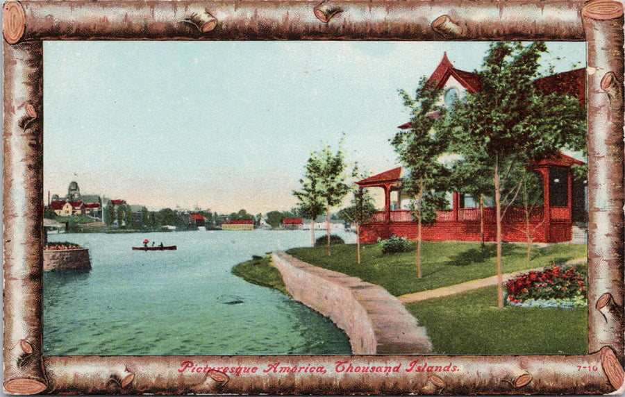 Picturesque America Thousand Islands NY Water Scene New York USA Unused Postcard SP13