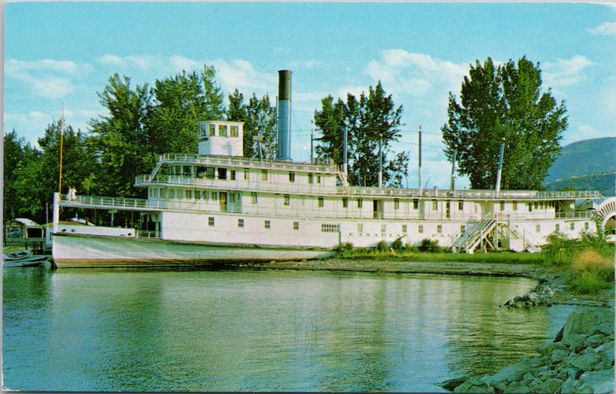 SS 'Sicamous' Ship Penticton BC British Columbia Steamer 1960s Postcard 