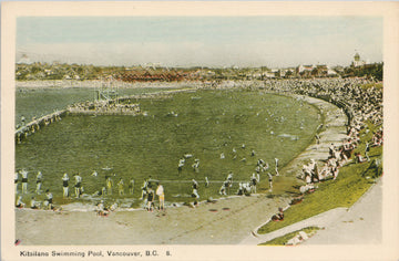 Kitsilano Swimming Pool Vancouver BC British Columbia Unused PECO Postcard 