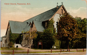 Christ Church Vancouver BC British Columbia c1922 Postcard SP13