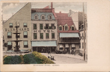 Blanchard Hotel Quebec QC Que Unused Postcard