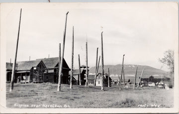 Kispiox near Hazelton BC British Columbia Unused RPPC Postcard 