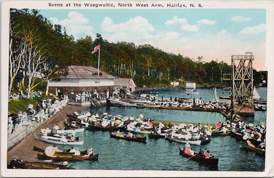 Waegwaltic North West Arm Halifax NS Nova Scotia Boats Boating Unused Postcard