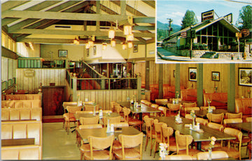 Parkway Cafeteria Restaurant Gatlinburg TN Tennessee Interior Multiview Unused Vintage Postcard 