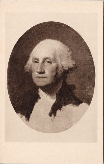 Gilbert Stuart Portrait of George Washington President USA Museum of Fine Arts Boston Postcard