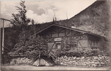 The Cave Hot Springs Banff Alberta AB Alta Unused J. Howard Chapman Postcard 