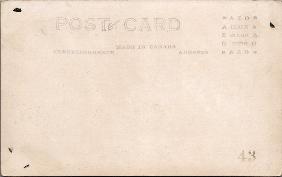 Camrose Hight School Camrose Alberta Unused RPPC Postcard SP13