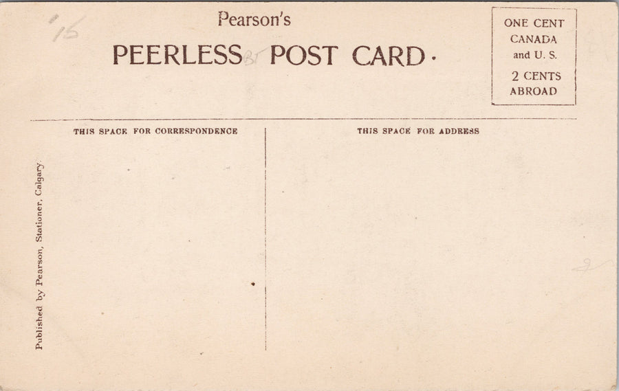 Post Office Calgary Alberta AB Alta Unused Pearson Peerless Postcard SP13