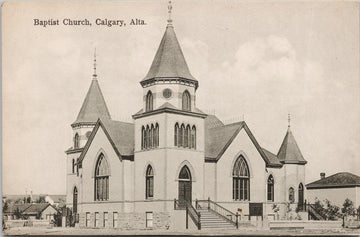 Calgary Alberta Baptist Church Unused DJ Young Postcard 