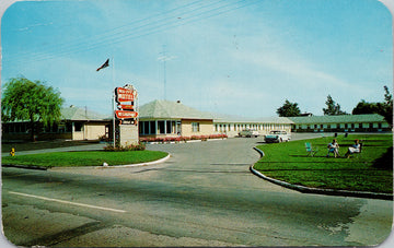 Brantford Ontario Bell City Motel Postcard