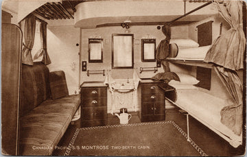 Canadian Pacific SS 'Montrose' Postcard