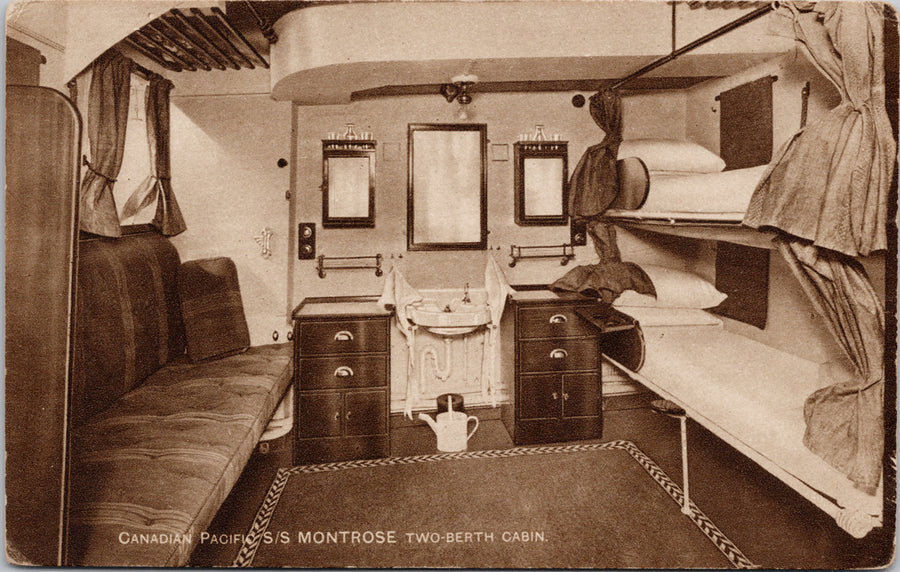 Canadian Pacific SS 'Montrose' Postcard