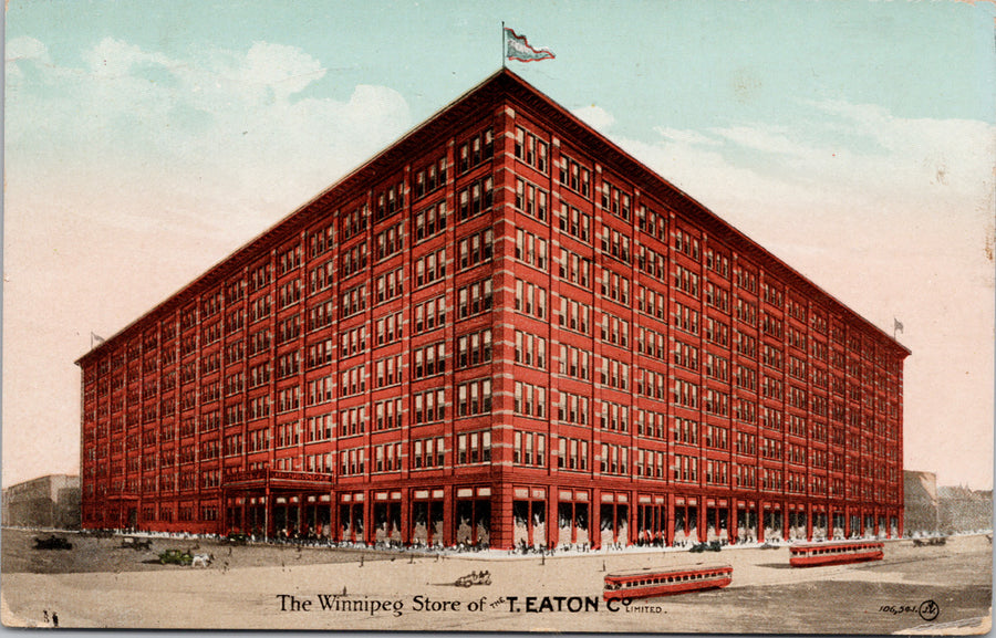 Eaton Company Store Winnipeg MB  Postcard