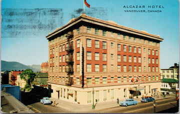 Hotel Alcazar Vancouver BC Postcard 