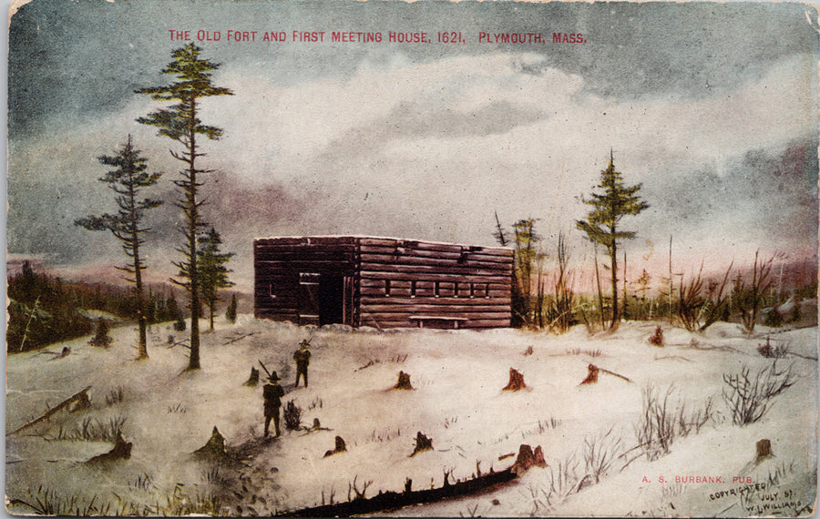 Plymouth MA Old Fort and First Meeting House 1621 