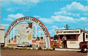 Rainbow Arch 100 Mile House BC Postcard