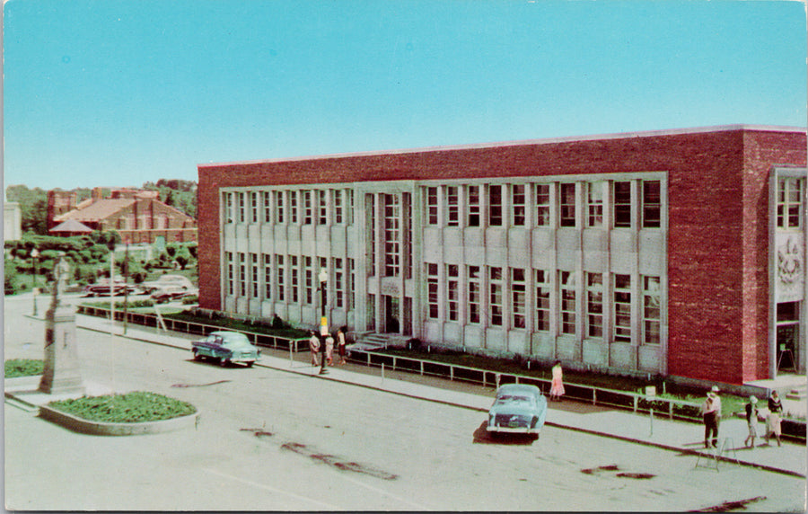 Red Deer Alberta Post Office Postcard 