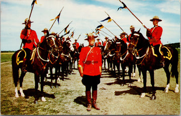 Royal Canadian Mounted Police Musical Ride Postcard