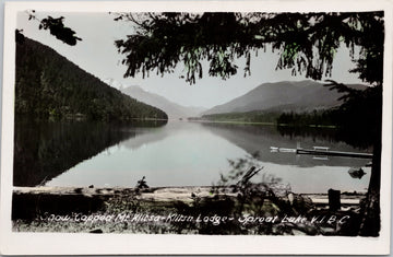 Sproat Lake Vancouver Island Mt Klitsa Lodge Gowen Sutton Postcard 