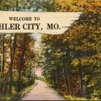 Welcome to Kohler City MO Postcard 